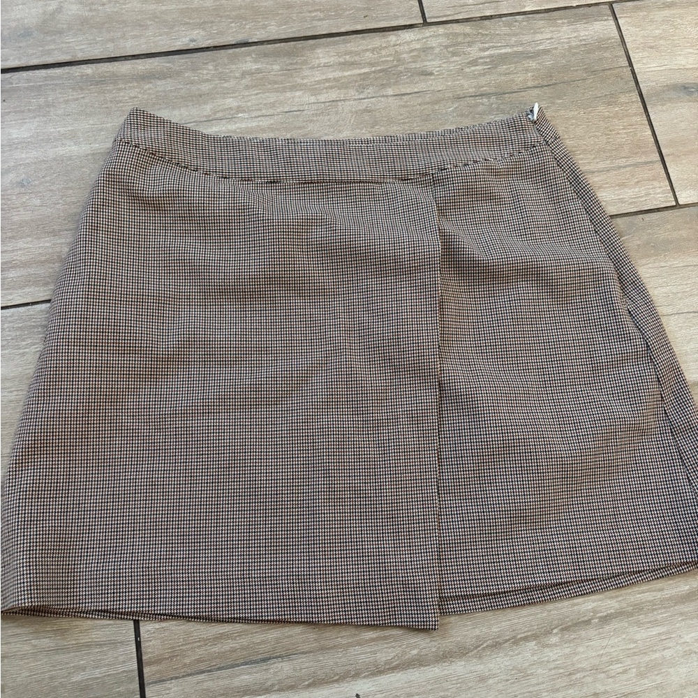 Hounds tooth skirt